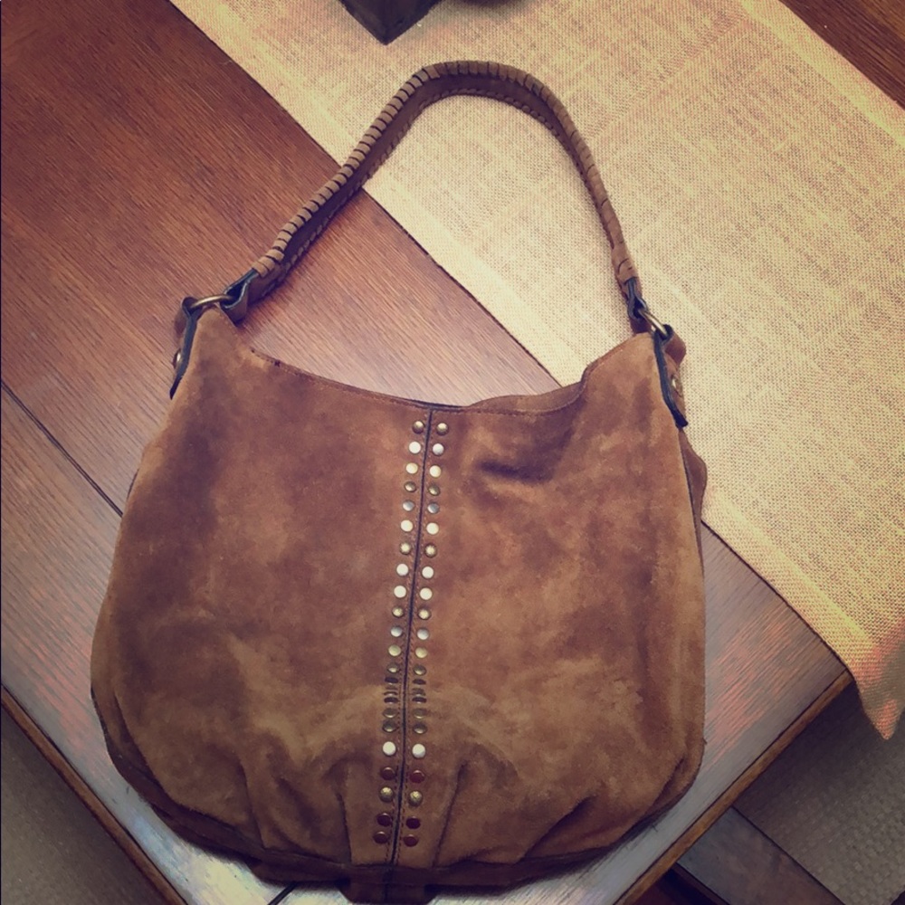 Patricia Nash suede bag